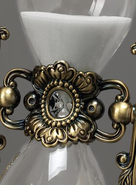 复古创意金属沙漏计时器家居客厅工艺品装饰摆件送男生女友礼品