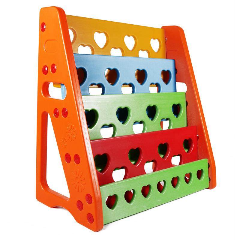 供应幼儿园书架塑料儿童家用落地卡通整理收纳架多层玩具置物架,淘宝优惠券,粉丝福利购,淘宝优惠卷