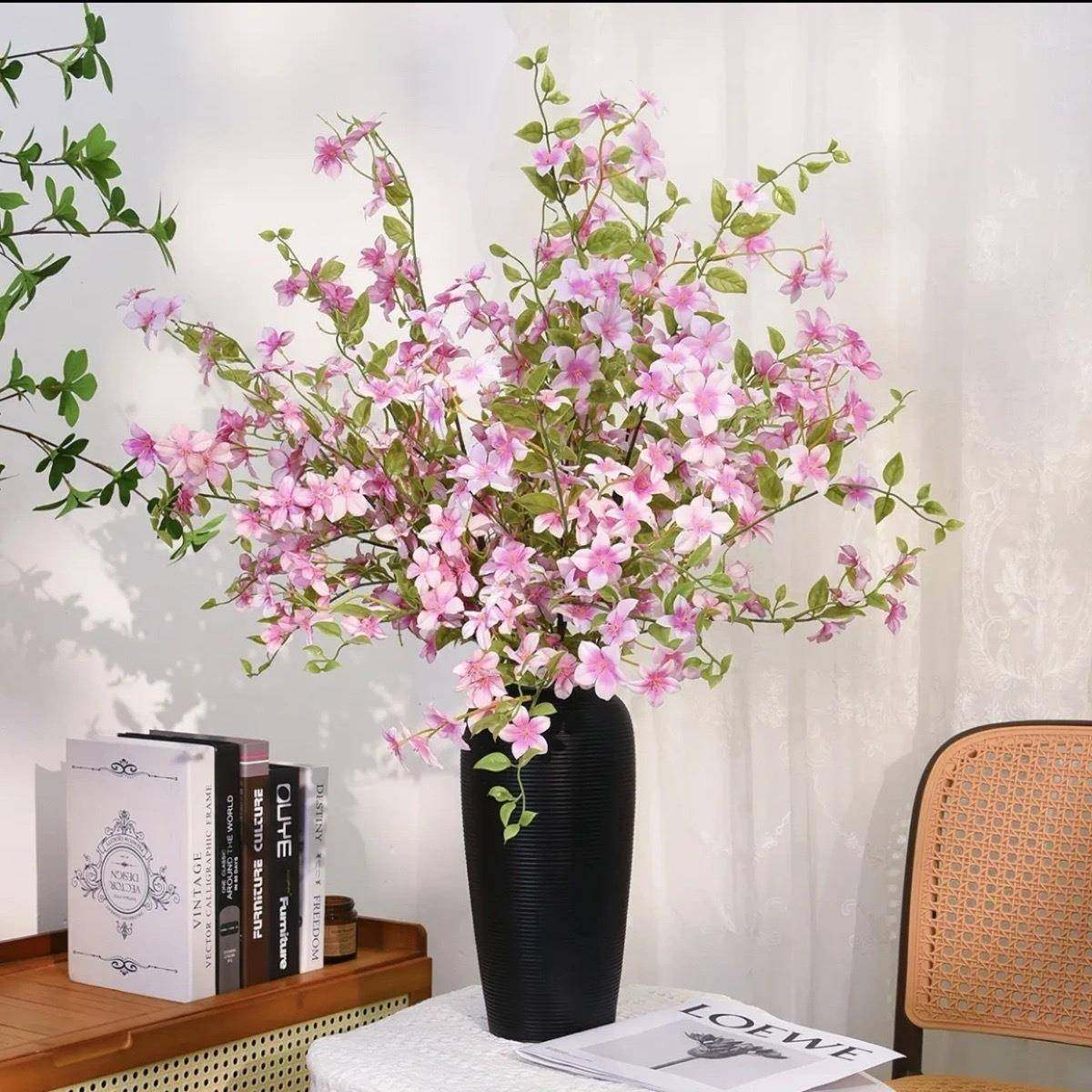 新中式复古陶瓷大花瓶北欧风客厅电视柜高级感插干花仿真花器摆件,淘宝优惠券,粉丝福利购,淘宝优惠卷