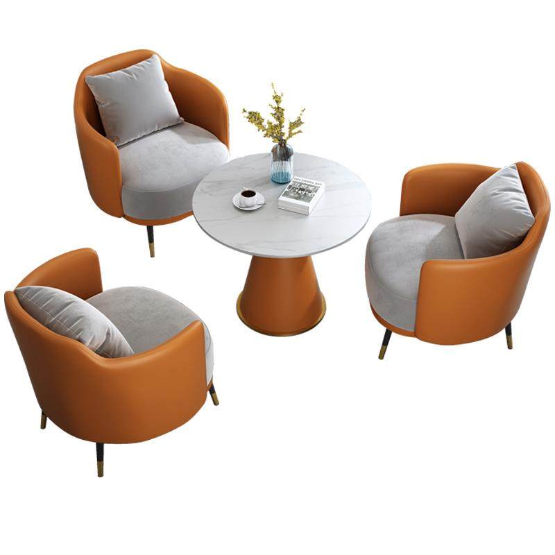 简约轻奢单人沙发茶几组合休闲酒店接待售楼处洽谈桌椅美容院商场,淘宝优惠券,粉丝福利购,淘宝优惠卷