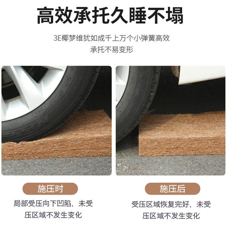 天然椰棕棕榈床垫棕垫1.5米1.8m经济型薄款1.2硬垫席梦思定,淘宝优惠券,粉丝福利购,淘宝优惠卷