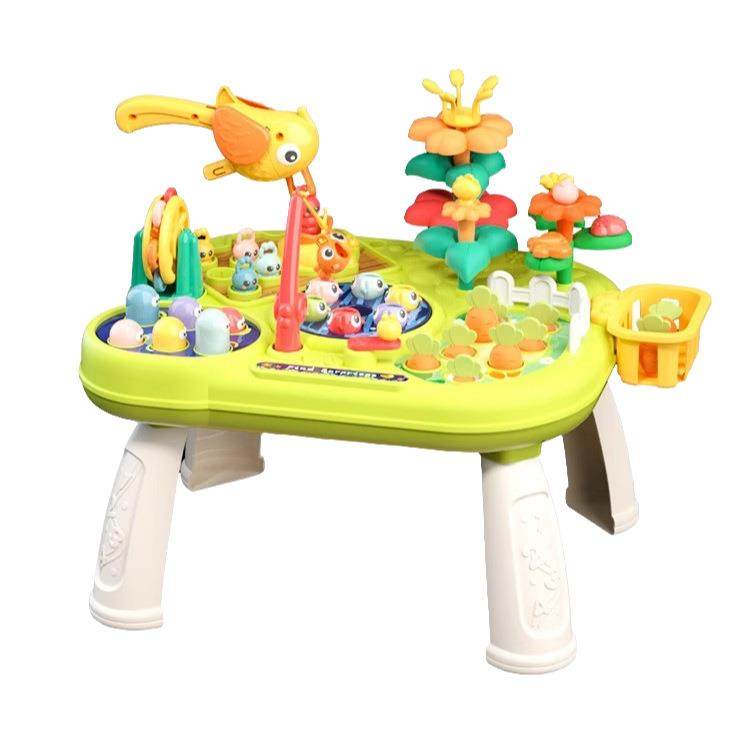 早教游戏桌婴幼儿玩具儿童1一3岁宝宝忙碌益智多面体多功能学习桌,淘宝优惠券,粉丝福利购,淘宝优惠卷