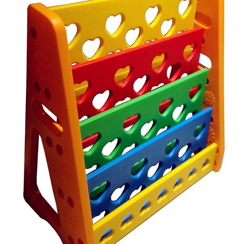 幼儿园书架加厚塑料图书架落地书柜爱心书架儿童绘本收纳,淘宝优惠券,粉丝福利购,淘宝优惠卷