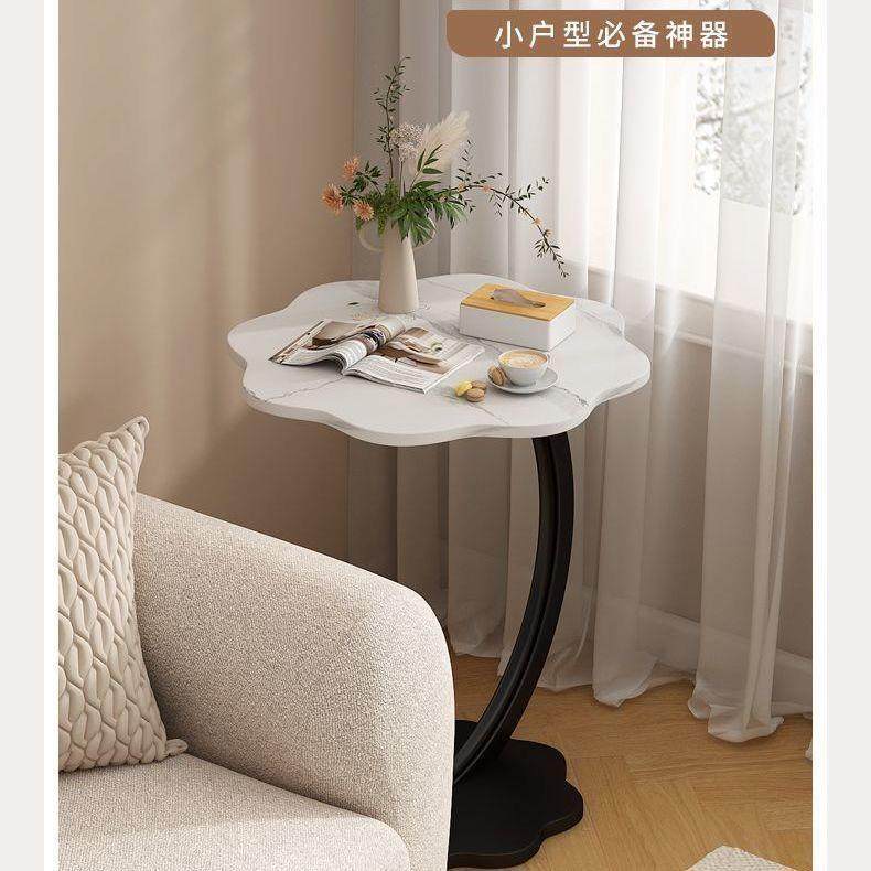 奶油风边几家用客厅小茶几沙发旁边小桌子简易置物架铁艺床头柜子,淘宝优惠券,粉丝福利购,淘宝优惠卷
