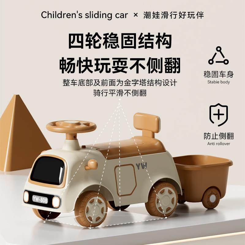 新款儿童滑行车平衡车婴儿学步1-3岁入门宝宝滑行车溜溜车四轮车,淘宝优惠券,粉丝福利购,淘宝优惠卷