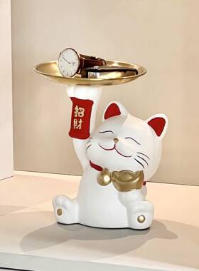 猫钥other关匙收纳玄入户摆件家居新饰品餐边轻奢柜乔迁居礼品