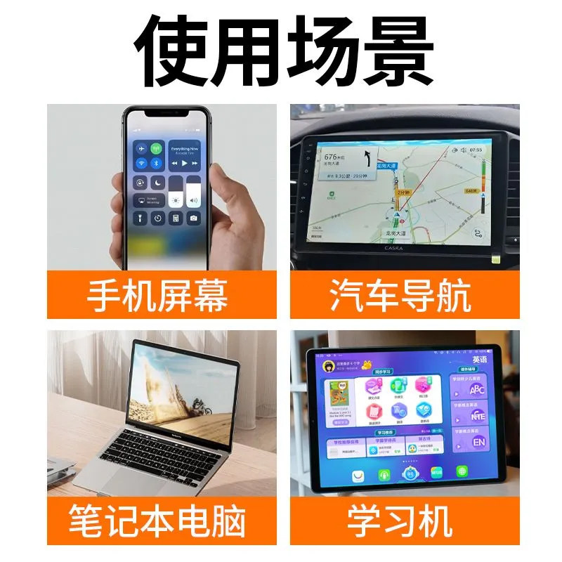 适用于平板电脑防窥膜汽车导航中控大屏后视镜防反光低反光膜手机工业屏幕收银平板防窥膜保护隐私 - 图0