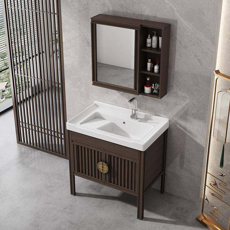 新中式浴室组合空铝落地洗衣柜阳台陶太瓷洗衣616池搓衣板带一柜,淘宝优惠券,粉丝福利购,淘宝优惠卷