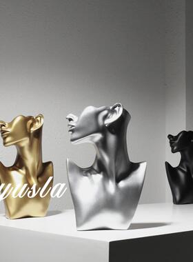 高级感小众别墅厅茶几插玄干花瓶餐QZI厅关柜酒饰店花器摆件客软