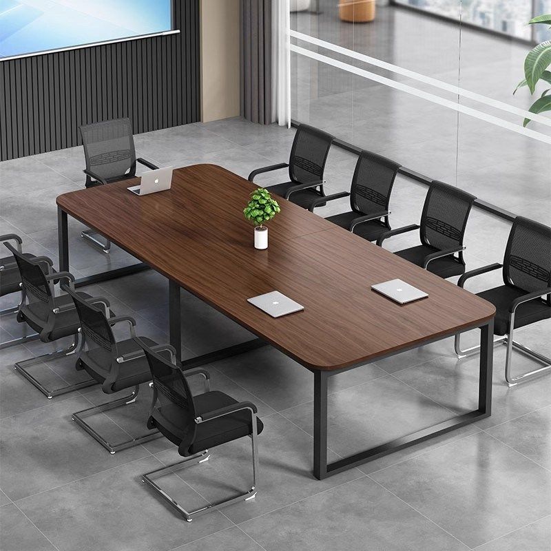 会议桌长桌长条桌子简约现代会议室办公桌椅组合大小型洽谈工作台,淘宝优惠券,粉丝福利购,淘宝优惠卷