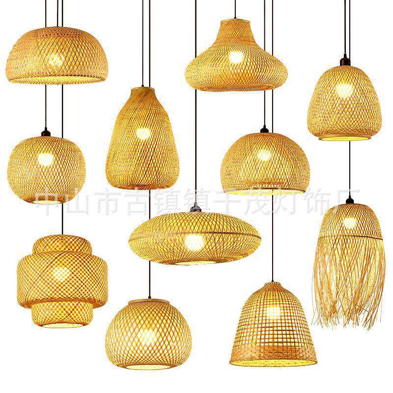 竹编吊灯竹禅艺宿意茶室29中式餐厅民式藤日编灯笼复古创意艺术灯,淘宝优惠券,粉丝福利购,淘宝优惠卷