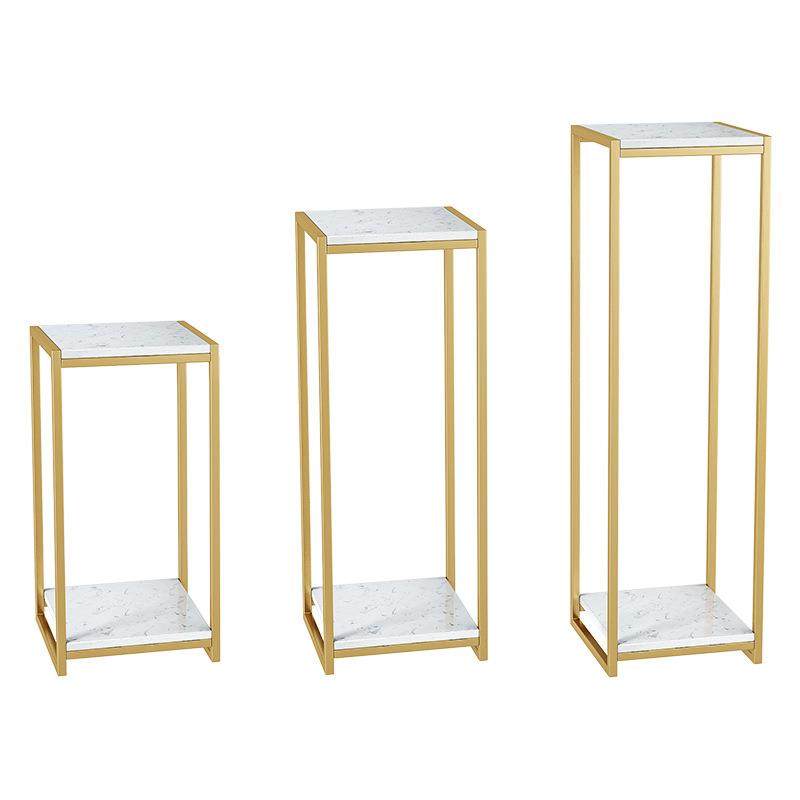 北欧网红简约现代轻奢大理石摆件客厅高档落地式置物架铁艺花架子,淘宝优惠券,粉丝福利购,淘宝优惠卷