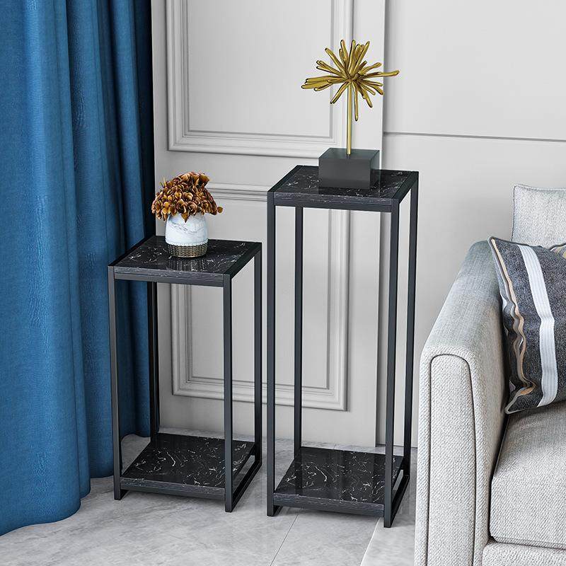 北欧网红简约现代轻奢大理石摆件客厅高档落地式置物架铁艺花架子,淘宝优惠券,粉丝福利购,淘宝优惠卷