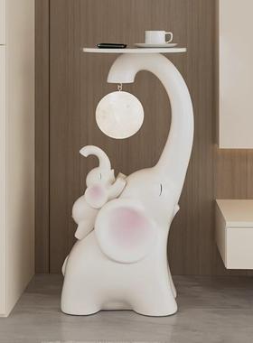 客厅沙型落地月球象摆件电视柜旁边发旁大CRCH0059托盘纳轻奢高档