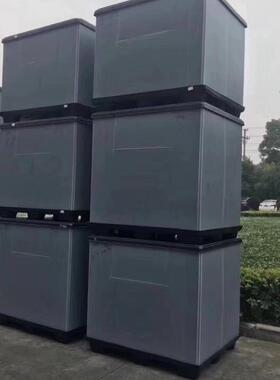 供应围板箱折叠天地盖双层加厚蜂窝板包装防水塑料仓储周转箱