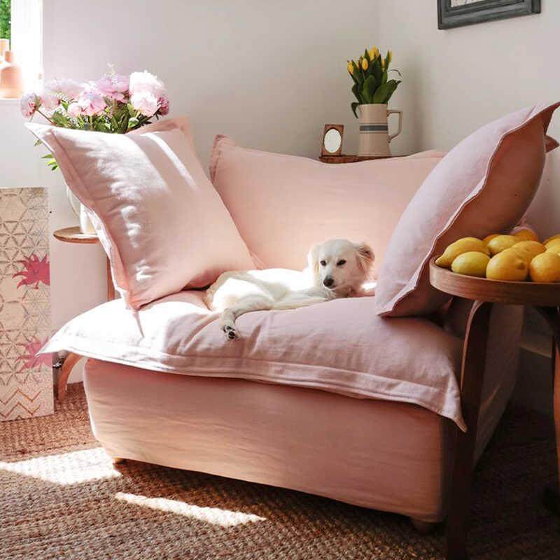 全拆洗云朵沙发客厅北欧棉麻布艺样板间民宿酒店三人位直排组合,淘宝优惠券,粉丝福利购,淘宝优惠卷