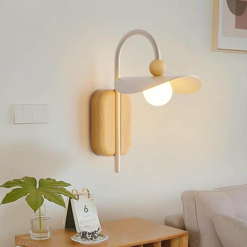 壁灯卧室床头灯原木风客厅书房间走廊过道复古网红日式奶油风灯具,淘宝优惠券,粉丝福利购,淘宝优惠卷