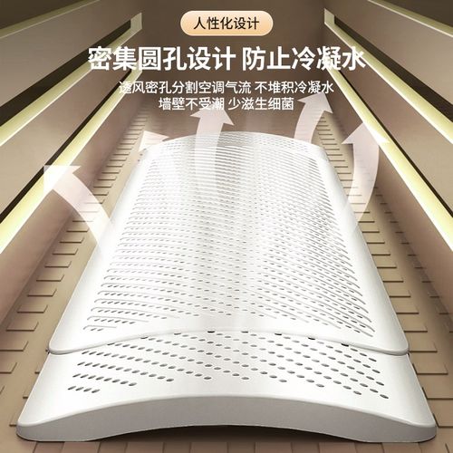 百草园中央空调挡风板遮风板冷气出风口挡板防直吹导风防风罩通用 - 图0