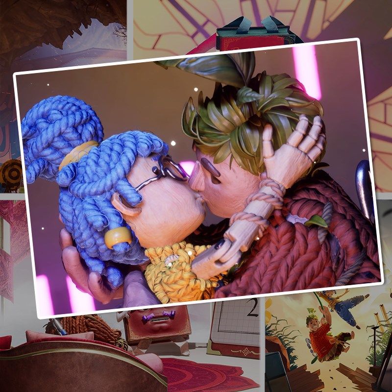 双人成行海报游戏大尺寸寝室自粘墙贴卧室墙上防水壁纸装饰画挂画,淘宝优惠券,粉丝福利购,淘宝优惠卷