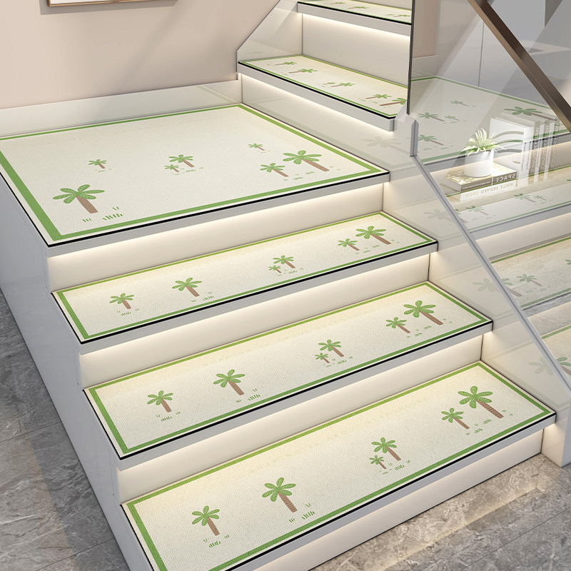 简约家用实木楼梯踏步垫网红免胶自粘防滑地垫可擦洗台阶地毯定制,淘宝优惠券,粉丝福利购,淘宝优惠卷