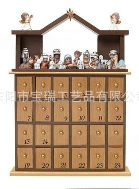 厂家树脂马槽活人物羊马的诞场景套装家居生装摆饰61616510品设生