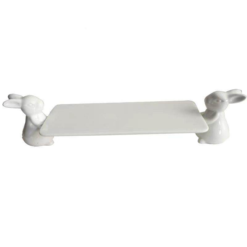 北欧兔展子蛋糕盘高脚果蛋糕盘茶点水盘宴会示托架下午茶甜无品牌,淘宝优惠券,粉丝福利购,淘宝优惠卷