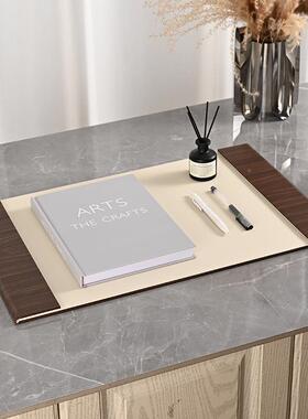 皮革桌面垫中式轻奢垫桌垫书轻摆件样板房衣间卧LM-2505-室梳妆台