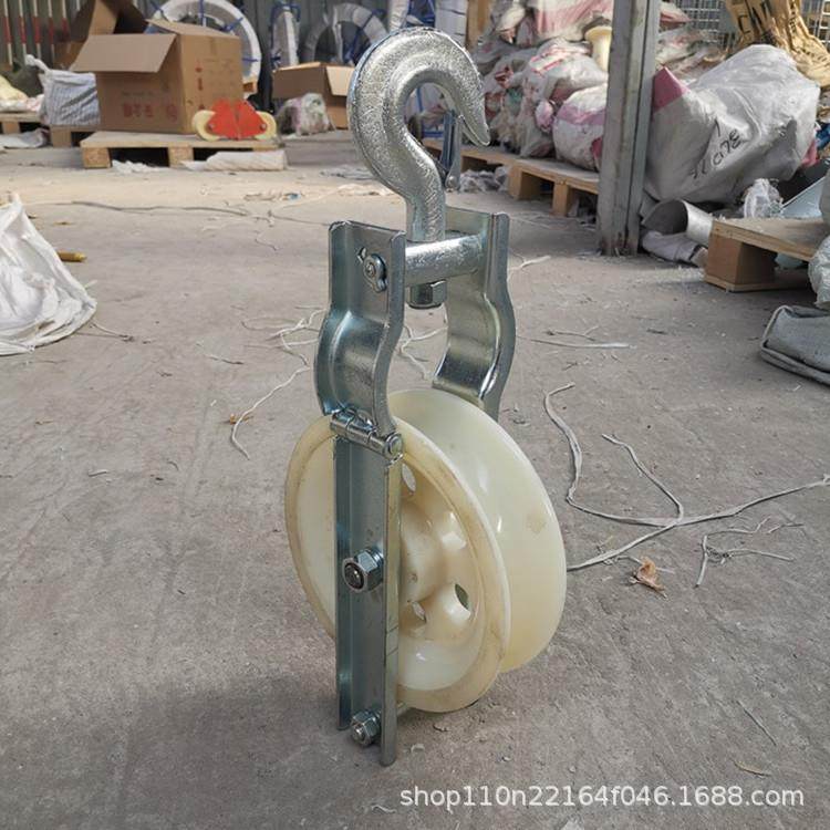 大直径单轮放线滑车钢芯铝绞线地线滑轮槽钢吊环式电缆滑子工具,淘宝优惠券,粉丝福利购,淘宝优惠卷