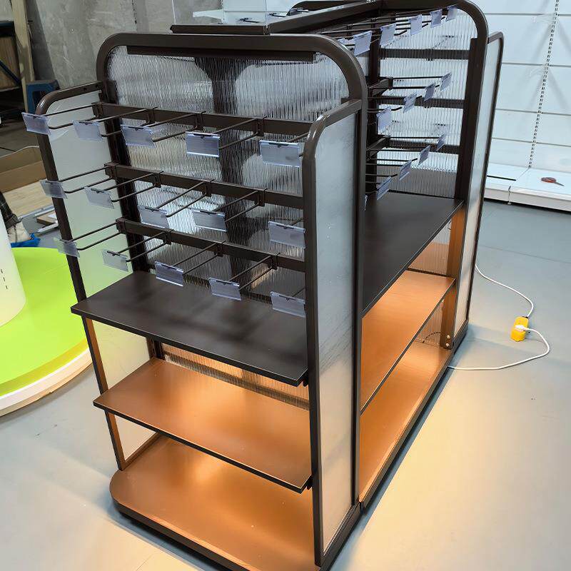 中石油加油站便利店展示架易捷便利店货架展示柜加油站便利店货架