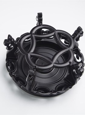 防水花盆鱼缸底座圆形塑料底托花瓶奇石工艺品摆件古典花架托盘