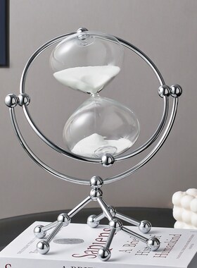 现代创意沙漏摆件计时器家居客厅玄关电视柜书房办公室桌面装饰品