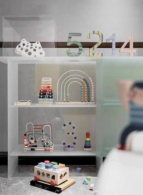 约现代样板房营间销中心儿童女童SQU卧简室房柜摆件装饰品活动区