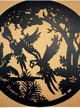 欧壁式铁艺老鹰挂墙厅饰挂饰家居客壁装饰墙品创意墙上XQL挂件