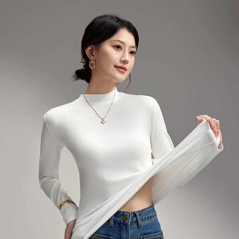 koalakola精品莫代尔半高领修身保暖