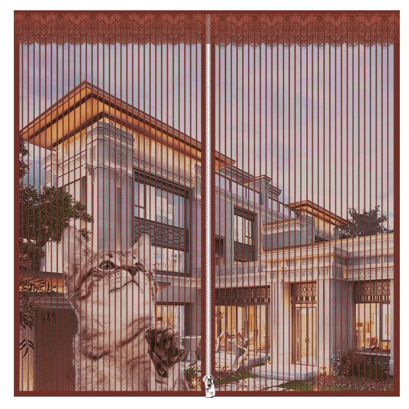 拉链防蚊纱窗网自粘魔术贴加密窗纱帘透气家用磁性免打孔门帘定制,淘宝优惠券,粉丝福利购,淘宝优惠卷