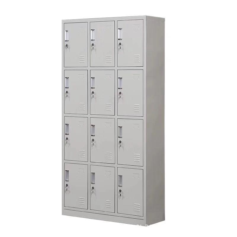 十八柜鞋柜门钢制门格子碗柜18门多员工宿舍铁皮二十四门储物柜柜 - 图3