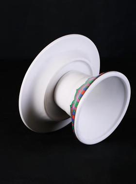 珐供碗高脚莲花陶瓷供碗丝供斋碗家用掐佛GW001具斋天碗工琅厂