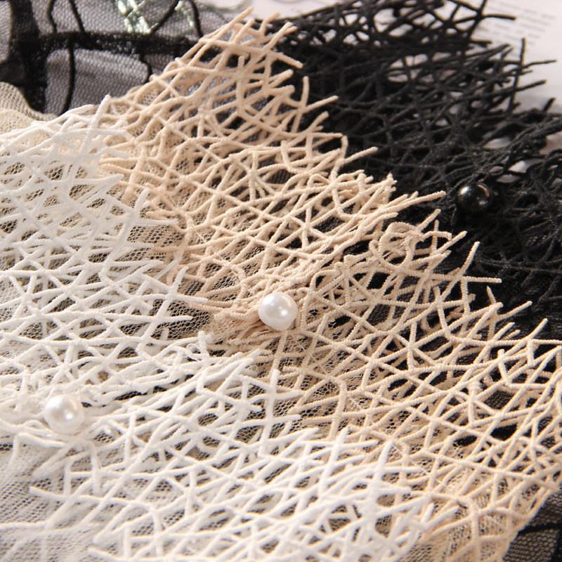 蕾丝打底衫女喇叭袖新款内搭高领纱衣洋气条纹女人味高领网纱上衣,淘宝优惠券,粉丝福利购,淘宝优惠卷