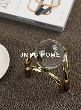 轻奢高档客酒柜软装饰品创意样板厅间RMK玄关电柜视酒家居柜艺术