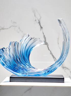 I9EK风水起F77MTJ7S摆件电视柜酒代轻奢客柜厅家居现玄关办公室桌