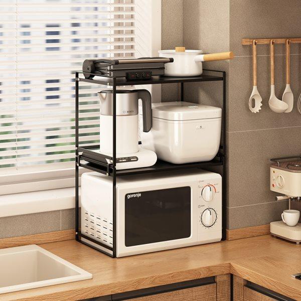 厨房放微波炉架子的置物架烤箱台面新款电饭锅一体家用微波炉架桌,淘宝优惠券,粉丝福利购,淘宝优惠卷