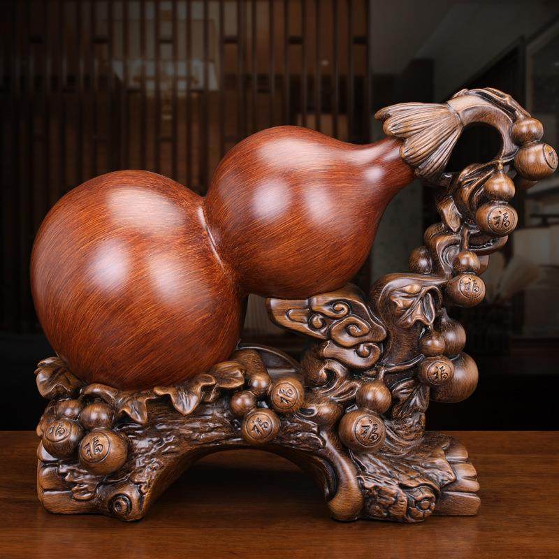 创意葫芦树脂摆件开业乔迁礼福到财到客厅酒柜玄关工艺品装饰,淘宝优惠券,粉丝福利购,淘宝优惠卷