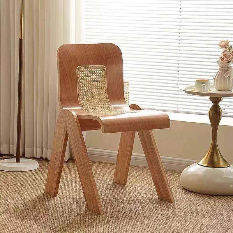 中古椅现代轻奢实木餐椅藤编民宿法式家用设计师靠背经济椅子藤椅,淘宝优惠券,粉丝福利购,淘宝优惠卷