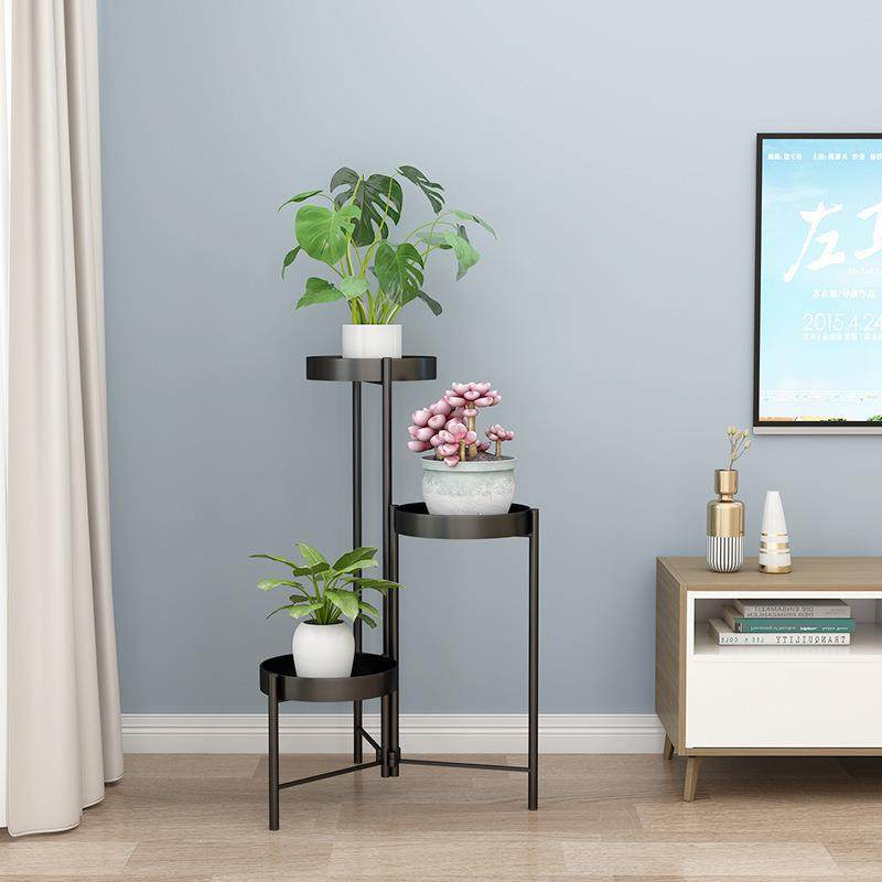 北欧室内客厅花架子铁艺多层落地式绿萝花架网红款现代阳台花盆架,淘宝优惠券,粉丝福利购,淘宝优惠卷