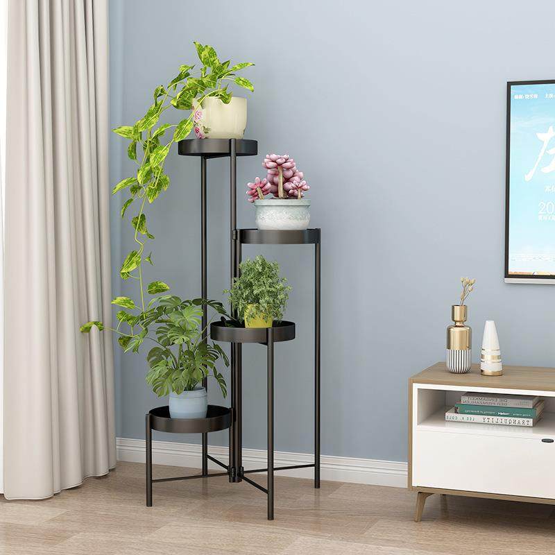 北欧室内客厅花架子铁艺多层落地式绿萝花架网红款现代阳台花盆架,淘宝优惠券,粉丝福利购,淘宝优惠卷