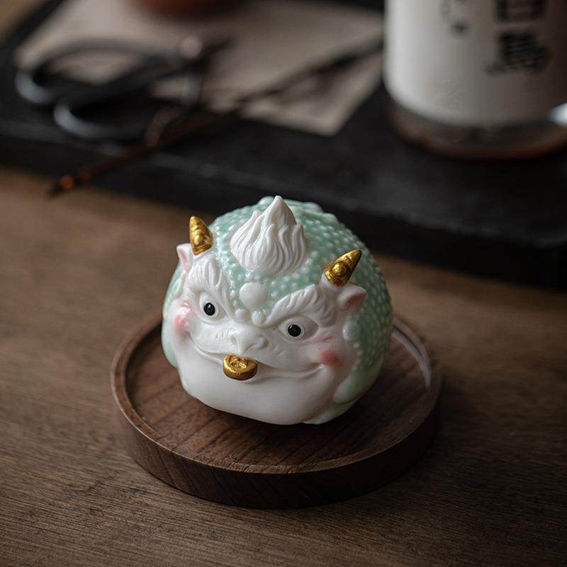创意陶瓷金蟾茶宠摆件底部转动财源滚滚精品茶玩招财茶台桌面装饰,淘宝优惠券,粉丝福利购,淘宝优惠卷