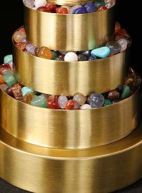 藏式光身面慧宝黄铜曼扎盘卷边修盘佛前供奉曼茶罗曼达盘加行摆件