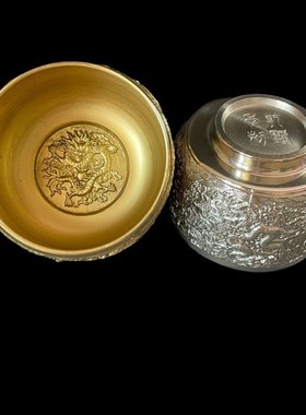 五龙铜缸黄铜米缸摆件家居客厅装饰品招聚纯财特大号存钱罐聚宝盆