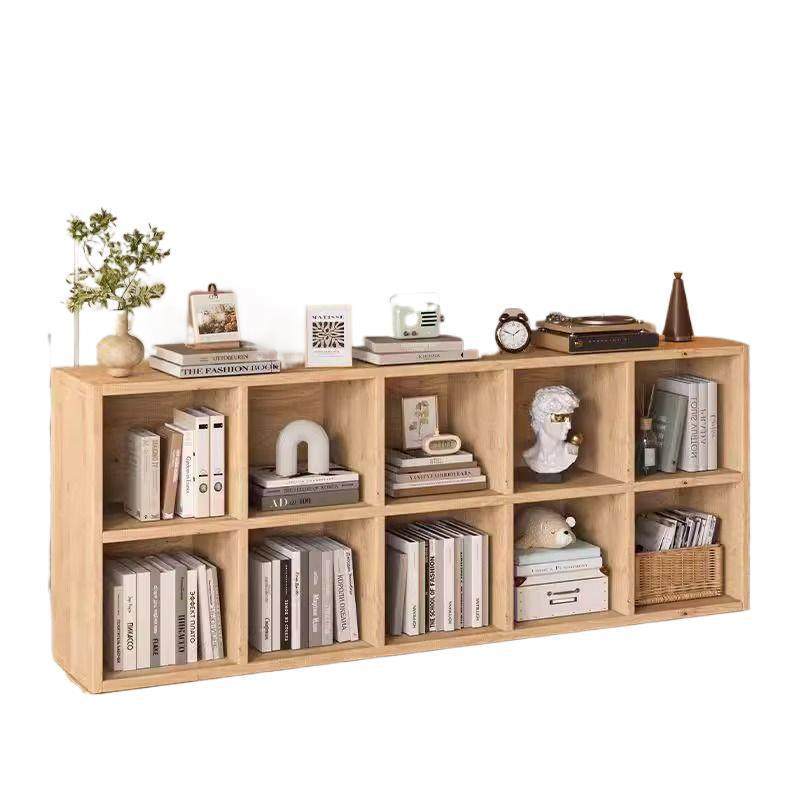 实木书架儿童落地书柜置物架幼儿园储物柜客厅组合格子收纳可,淘宝优惠券,粉丝福利购,淘宝优惠卷