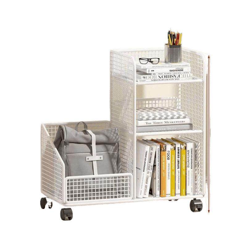 书包架可移动桌下书架置物架带轮学生放书包收纳盒书桌旁儿童书本,淘宝优惠券,粉丝福利购,淘宝优惠卷